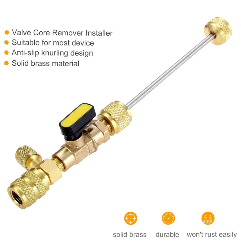 HVAC Schrader Valve Core Remover & Installer Tool