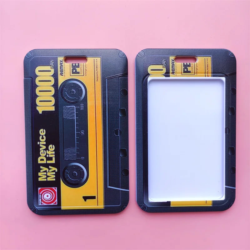 Retro Camera Card Holder with Lanyard