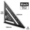 7-Inch Aluminum Alloy Triangle Ruler for Precision Marking