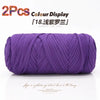Elastic T-Shirt Yarn for Crochet and Knitting (2-Pack, 50m Each)