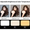 Clip-On LED Selfie Light with 3 Color Modes and Adjustable Brightness