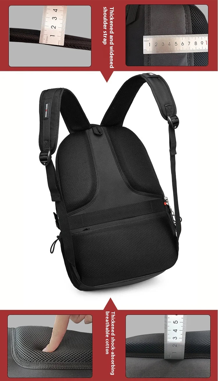 Anti-Theft Laptop Backpack with USB Charging Port