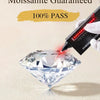 925er Sterlingsilber Moissanit Ewigkeitsring