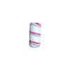 A white paint edger roller with red stripes used for clean trim and ceiling lines.