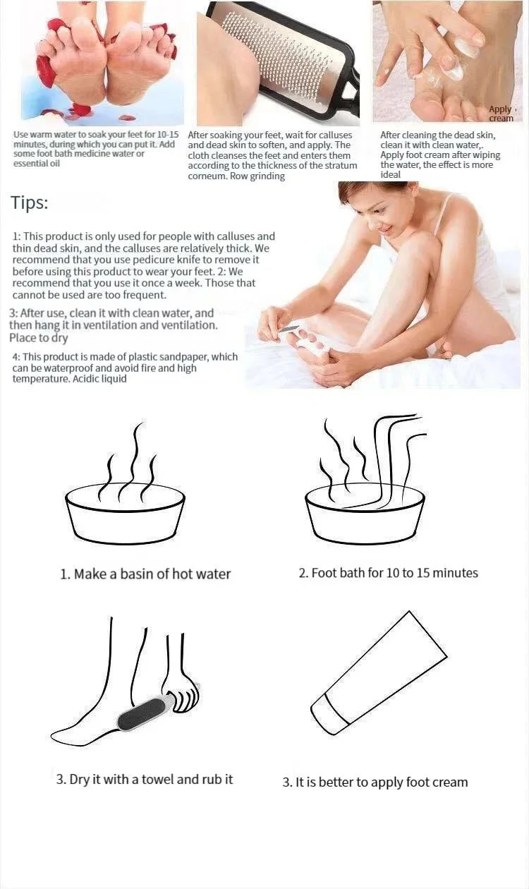 Professional Stainless Steel Foot File for Callus Removal
