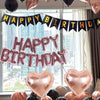 Happy Birthday Foil Balloon Set with Banner