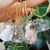 Pet Fur Memory Keychain with Cat-Shaped Capsule