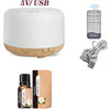 500ml Ultrasonic Essential Oil Diffuser with Remote Control