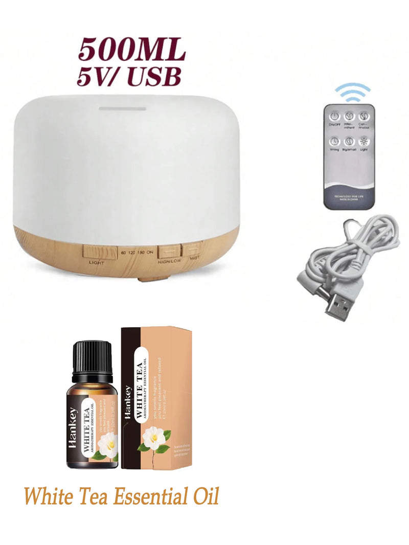 500ml Ultrasonic Essential Oil Diffuser with Remote Control