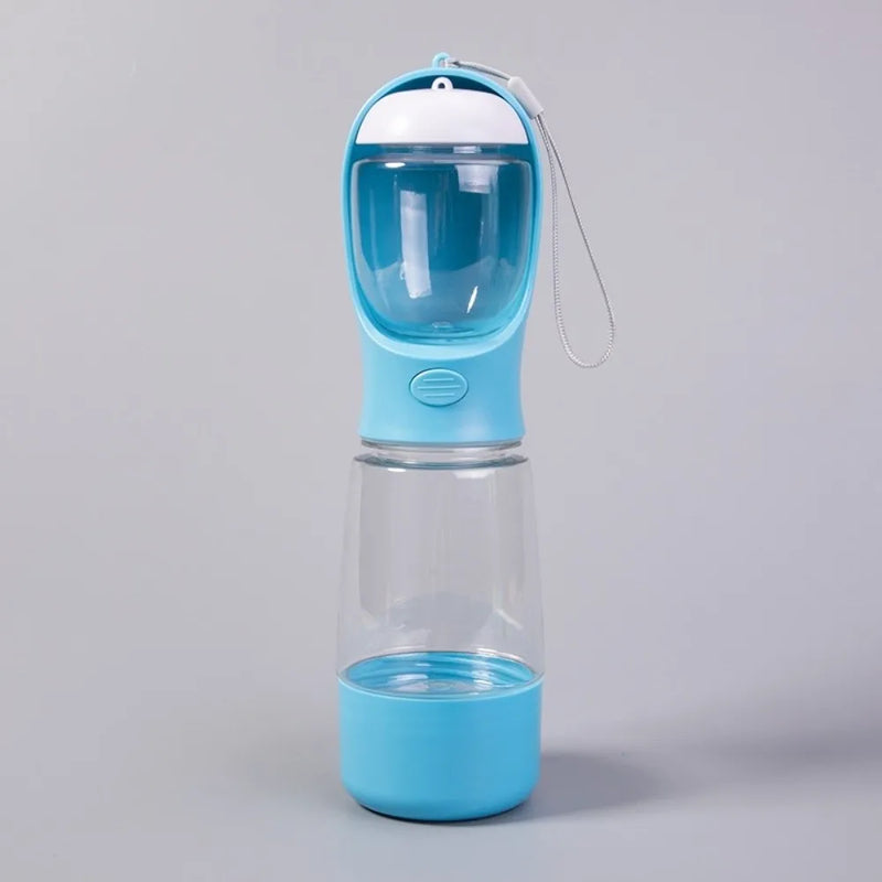 3-in-1 Portable Dog Water Dispenser with Food Container & Waste Bag Holder
