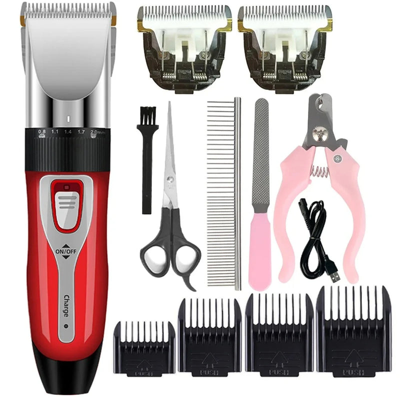 Kabelloser, wiederaufladbarer Haustier-Trimmer