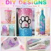 40-Color Flatback Resin Rhinestone Kit for Crafts