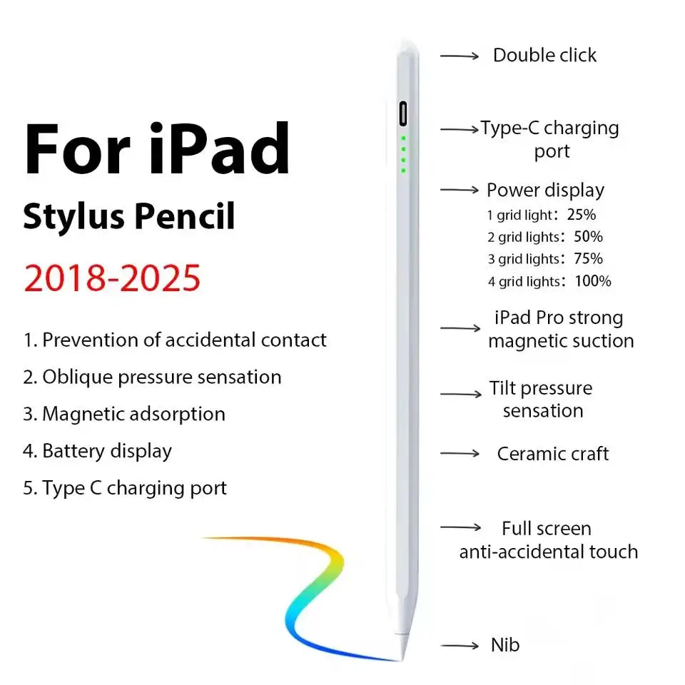Universal Touch Screen Stylus Pen with Magnetic Attachment