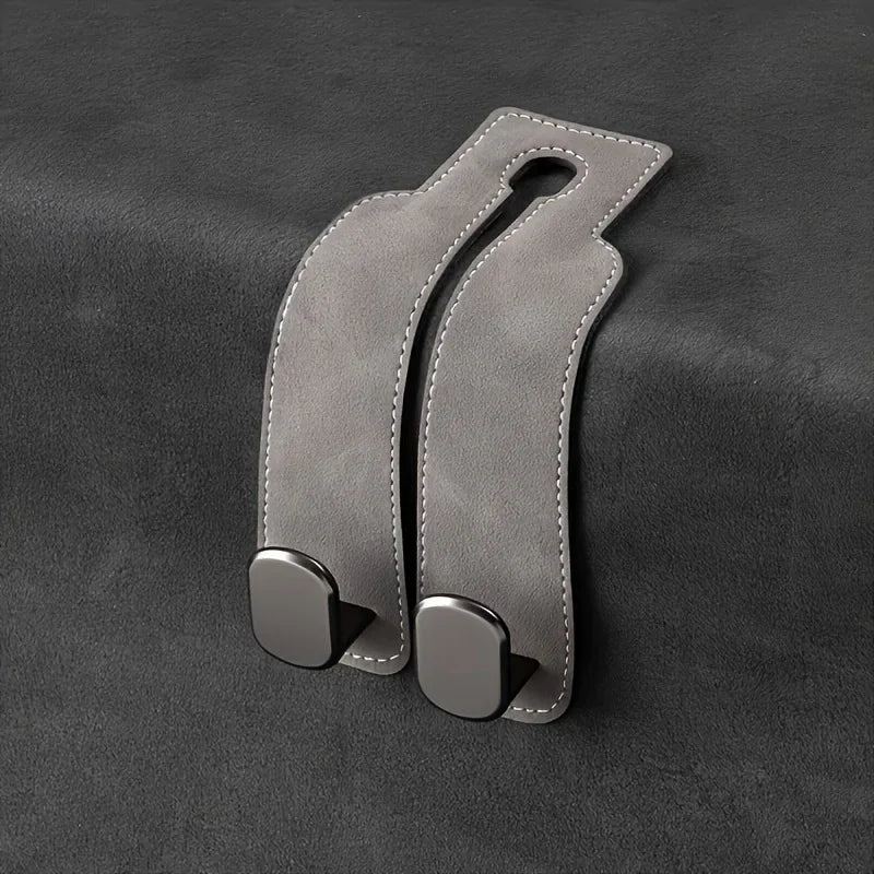 Car Seat Headrest Hook - Premium Leather & ABS