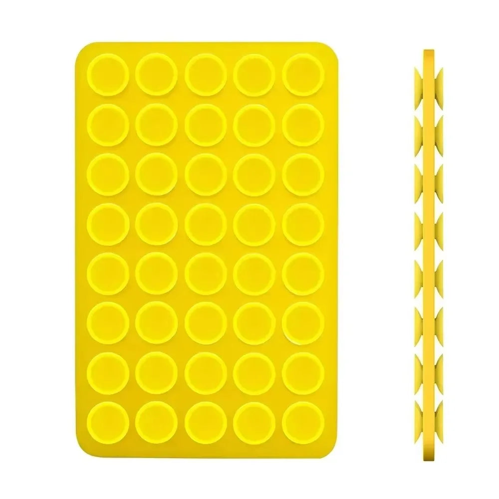 Silicone Suction Cup Phone Grip with Double-Sided Adhesive