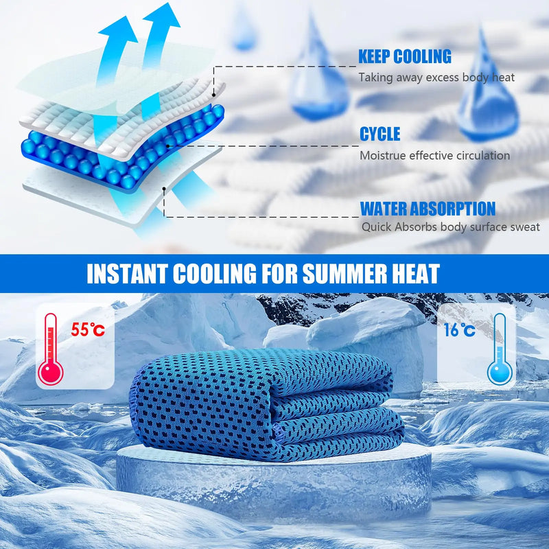 Instant Cooling Microfiber Towel