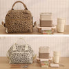 Strawberry Corduroy Insulated Lunch Bag with Large Capacity
