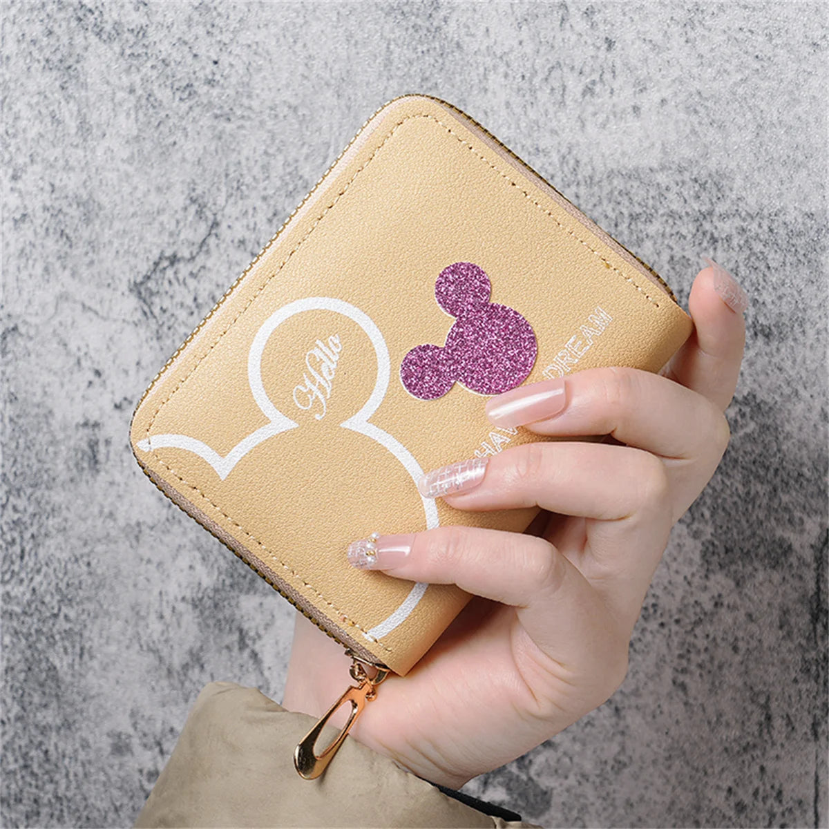 Adorable Cartoon Mini Wallet with Coin Pocket