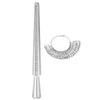 Metal Ring Sizer Mandrel with Stainless Steel Gauge Set
