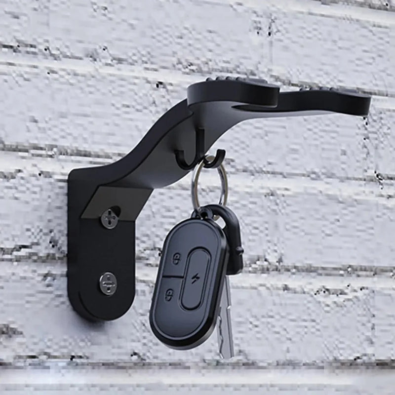 Minimalist Wall-Mounted Hook for Helmets, Bags & Keys