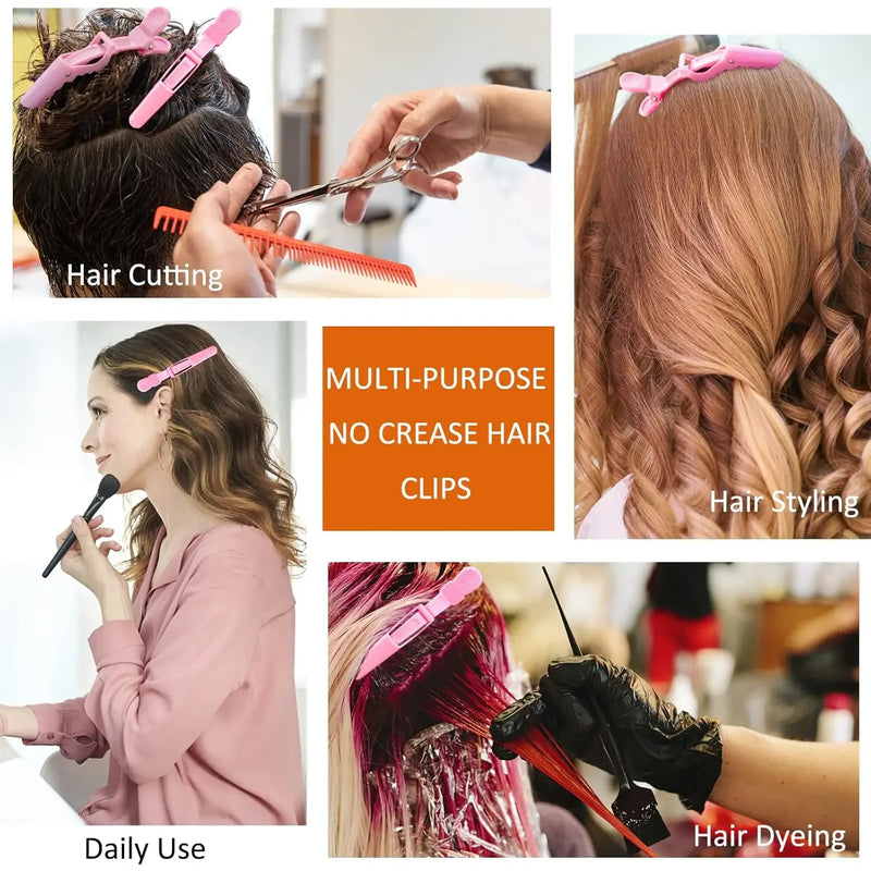 Professional Alligator Hair Clips for Styling & Sectioning