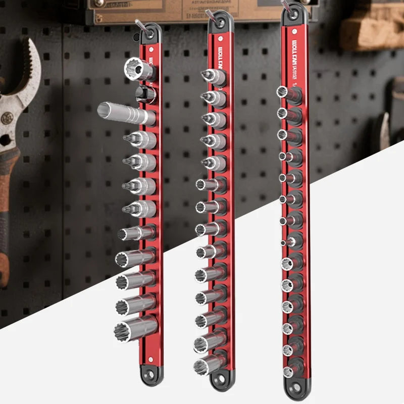 Magnetic Socket Organizer Rail