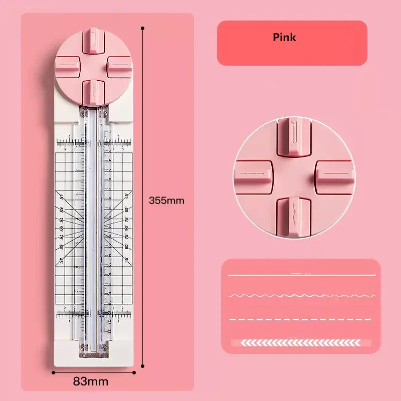 Multi-Function Paper Trimmer with 4 Cutting Styles