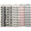 Classic Black Metal Hair Barrettes - Set of 12