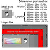 Large Non-Slip Desk Mat with Smooth Fabric Surface