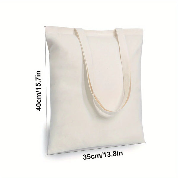 Everyday Cotton Tote Bag – Reusable, Durable & Perfect for Shopping or DIY