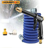 Expandable Garden Hose with High-Pressure Nozzle