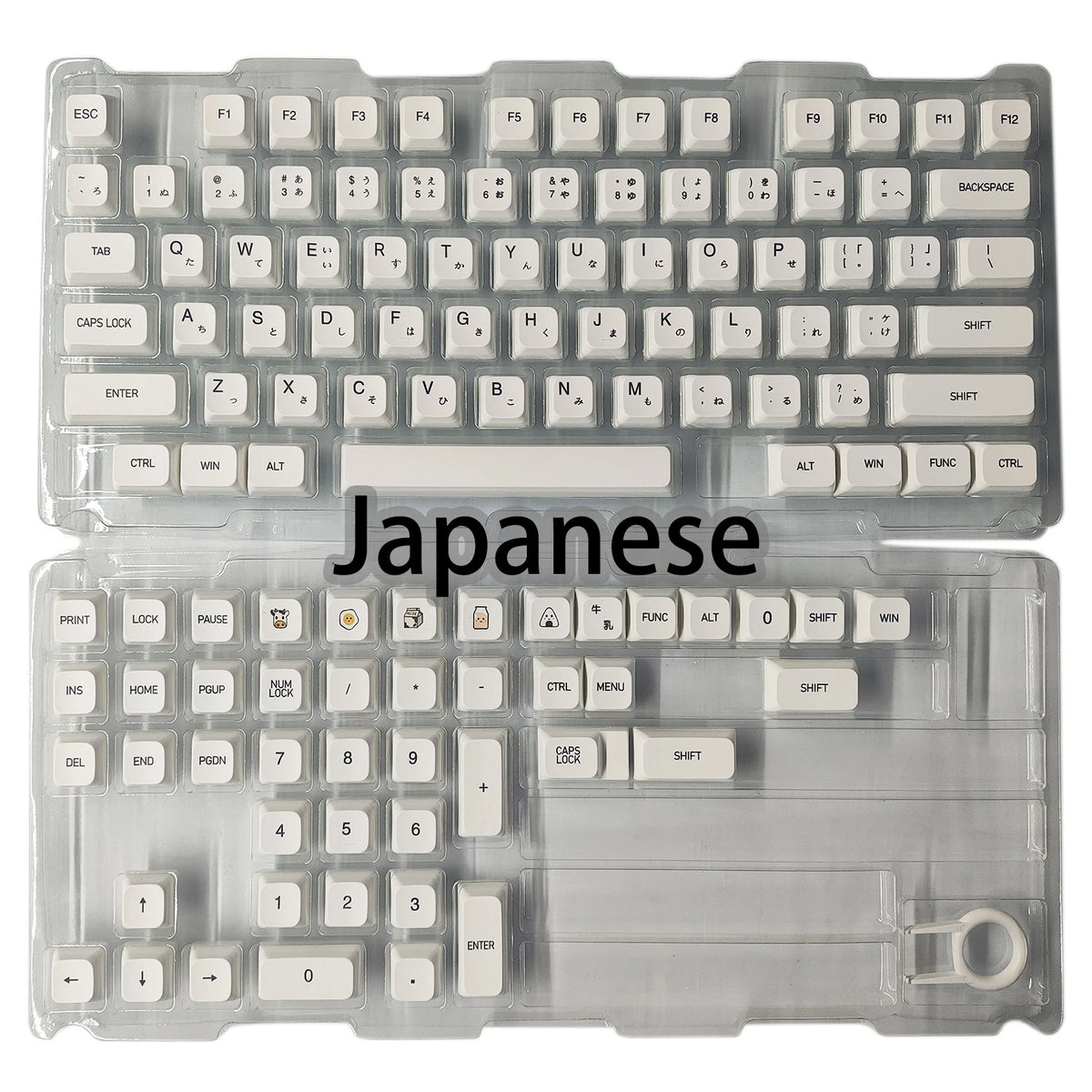 Multilingual PBT Keycaps for Mechanical Keyboards
