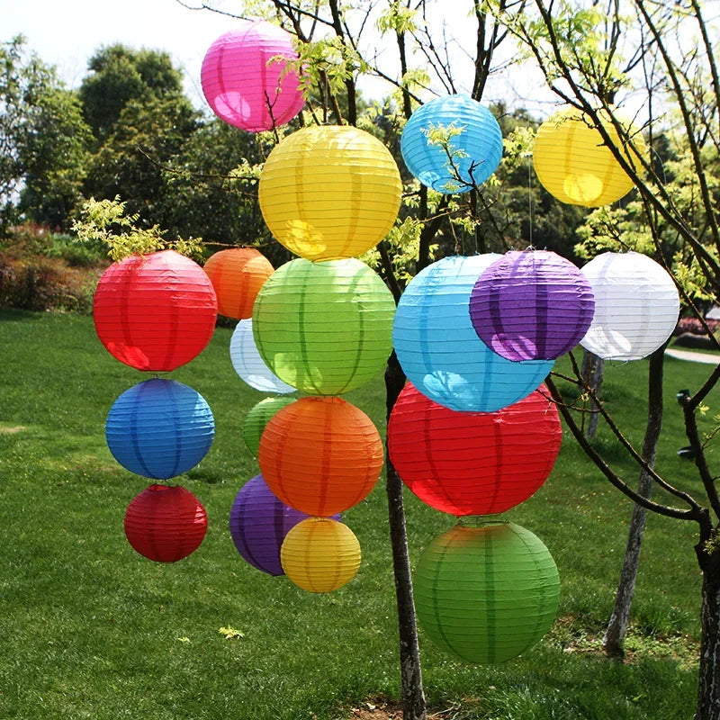 Round Paper Lantern for Festive Decor