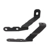 Black metal LED fog lamp mounting brackets for GMC and Chevrolet trucks and SUVs