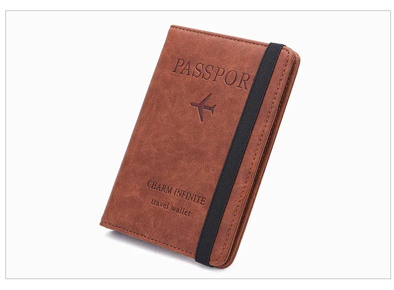RFID-Blocking Passport Holder with Card Slots