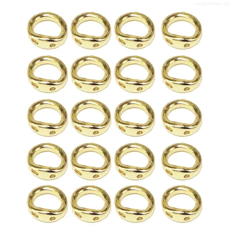 Double Hole Connector Rings for Jewelry Making