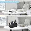 PU Leather Remote Control Organizer with 5 Compartments