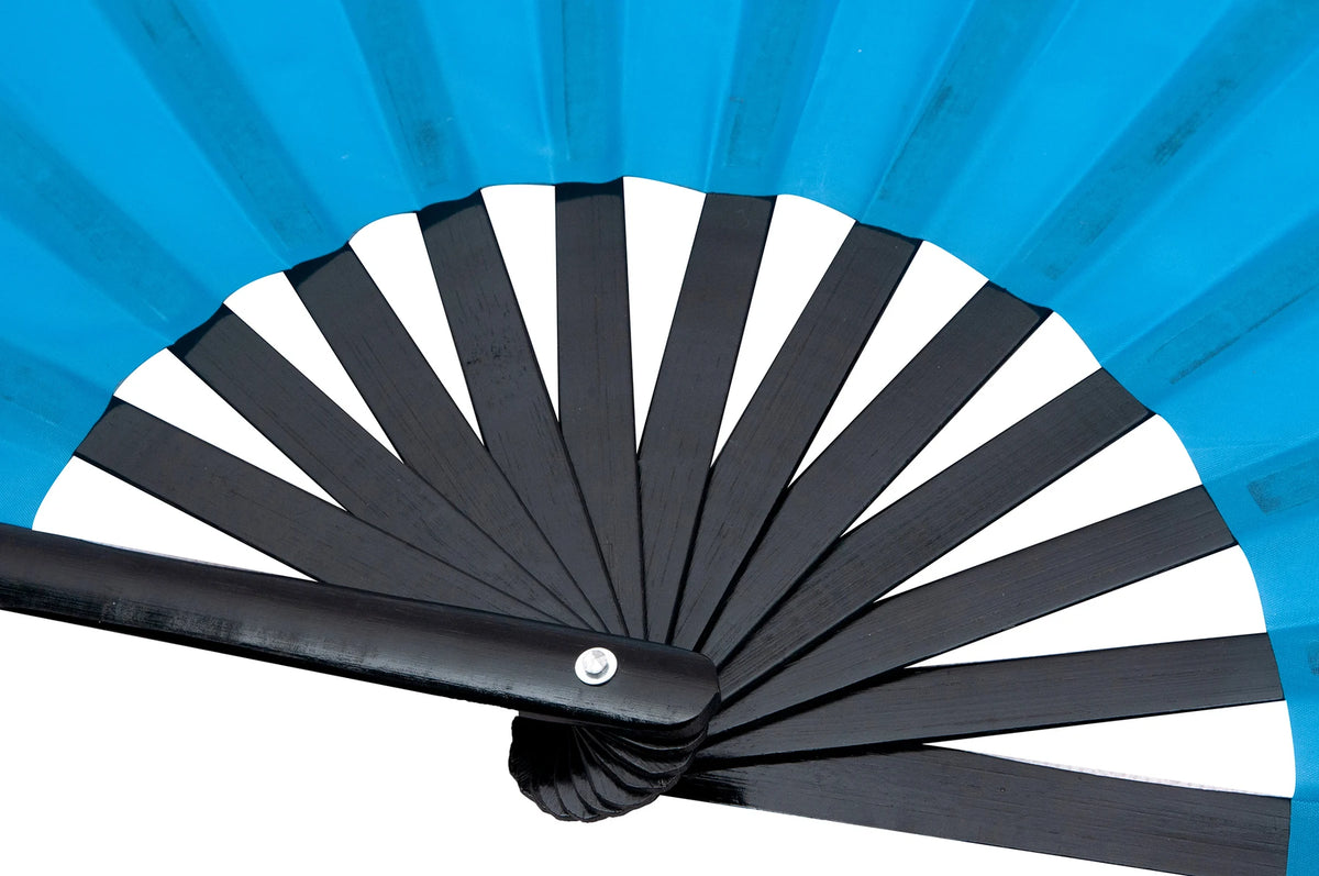 Traditional Bamboo Tai Chi Performance Fan with Protective Cover