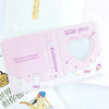 Heart-Shaped Mini Photo Album for K-pop Photocards