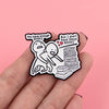 Just One More Chapter Enamel Pin for Book Lovers