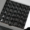 A grid of Class 15 prewound bobbins with 60wt polyester thread for home embroidery machines.