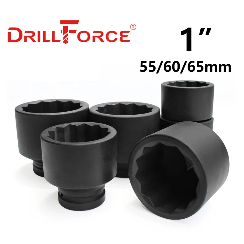 Heavy-Duty Impact Wrench Socket Set for Deep Reach Applications