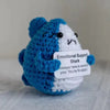 Handmade Wool Knit Potato Plush Doll with Inspirational Card
