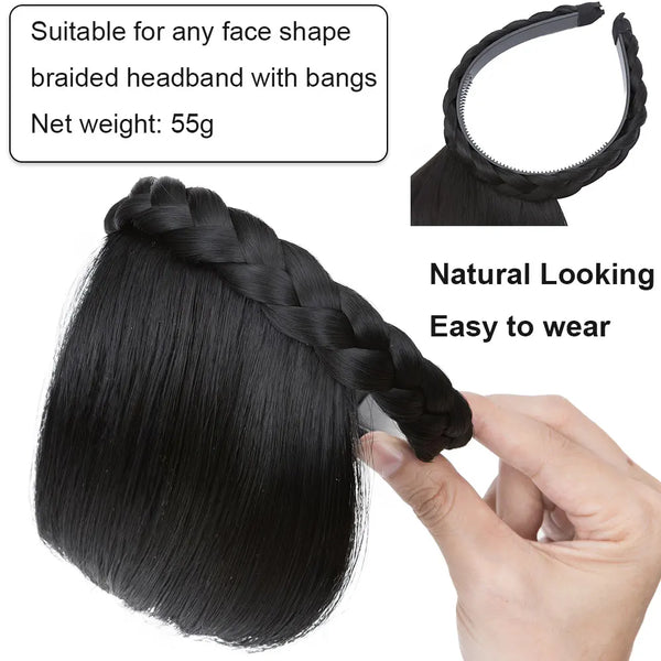 Instant Hair Bangs Headband for Natural Look