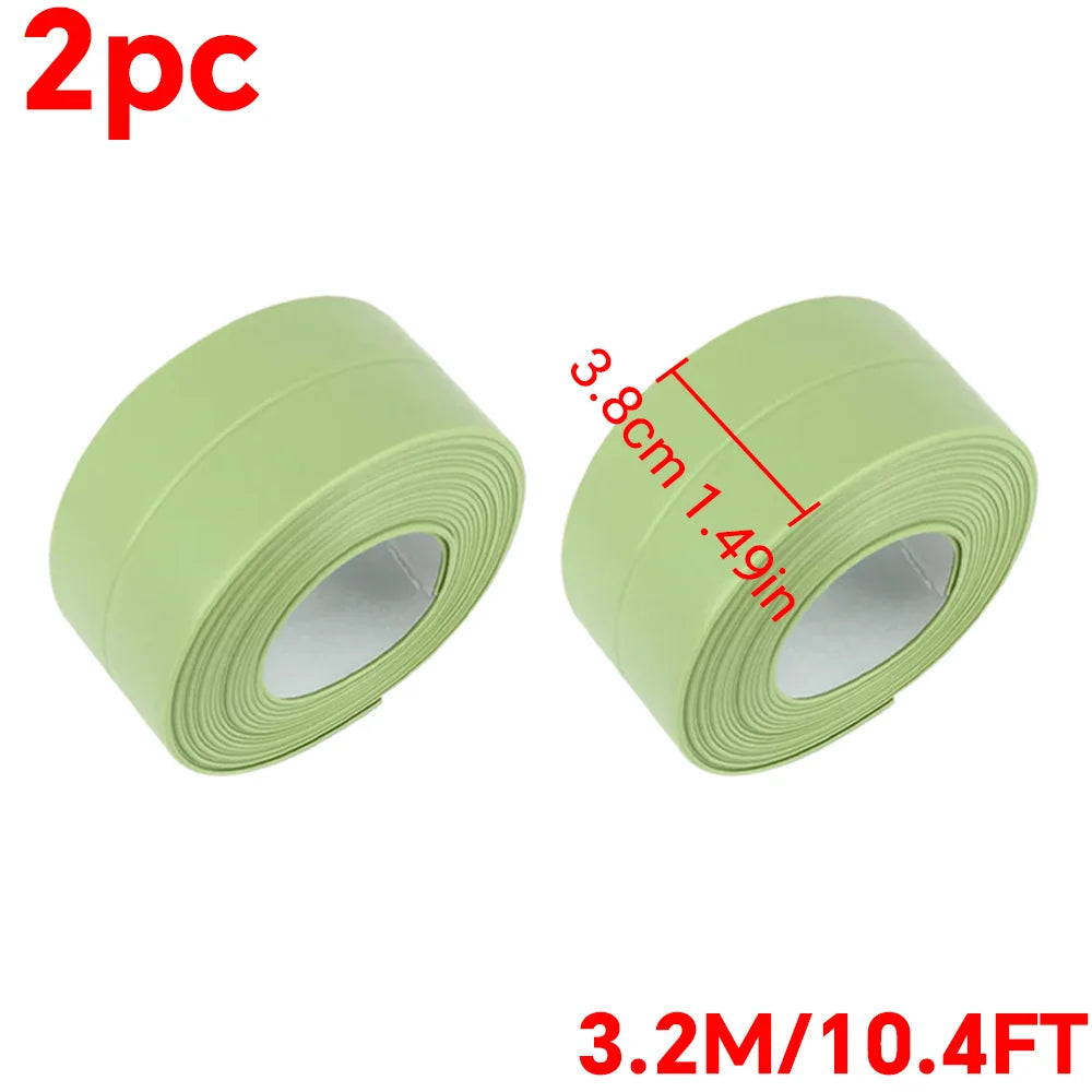 Self-Adhesive Waterproof Caulk Tape for Bathroom & Kitchen Sealing