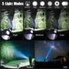 Linterna LED Recargable Táctica con Zoom