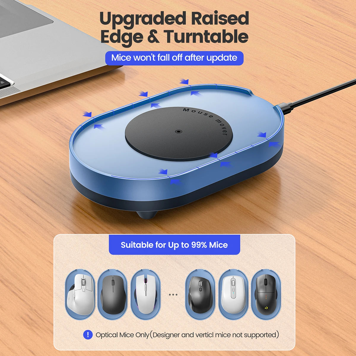 USB Mouse Jiggler with On/Off Switch – Keeps Your Computer Awake