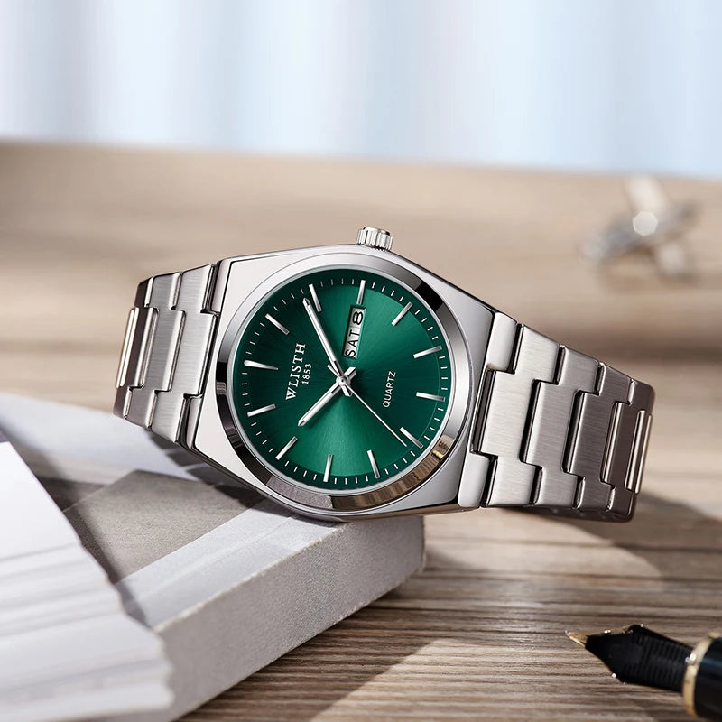 Reloj de Cuarzo Clásico para Hombre con Dial Luminoso