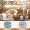 Kit d'aspirateur de toilettage pour animaux 11000Pa avec tondeuse électrique