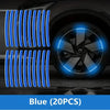 Reflective Wheel Hub Stickers – 20-Piece Set for Enhanced Visibility
